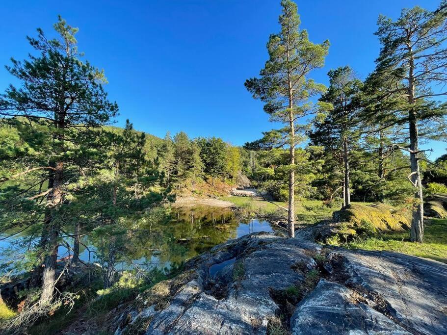 Bosvik Gard, Nyrenovert Leilighet I Hovedhus Fra 1756 Risør Extérieur photo